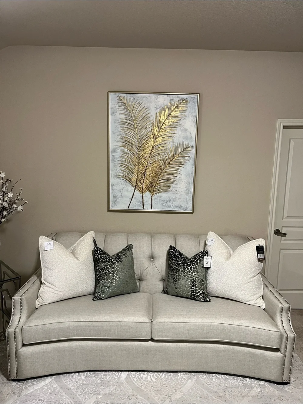 2-NWT CASA DECOR CUT VELVET LEOPARD DESIGN DECORATIVE PILLOWS